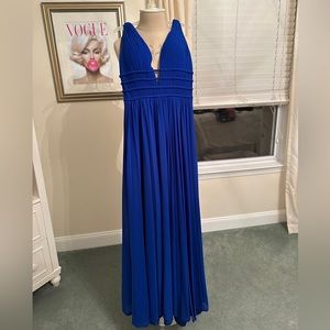 ROYAL BLUE JOVANI SIZE 0 Prom Dress